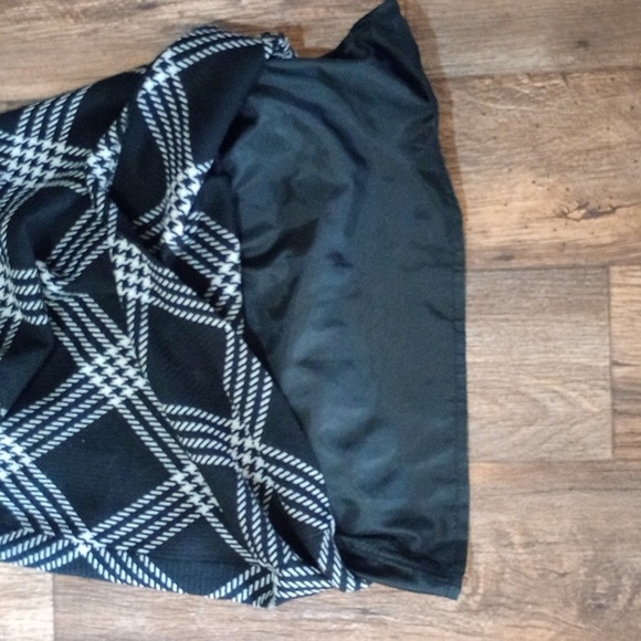 Tribeca Size 10 Tartan Tweed Wool Blend Lined Skirt - Picture 7 of 8